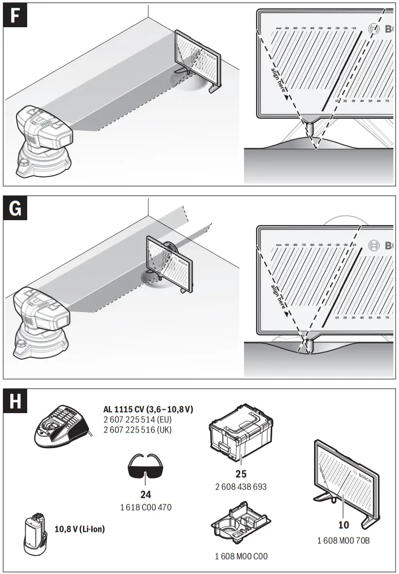 BOSCH RC 2 GSL 2 Professional Floor Laser - FIGURE 3