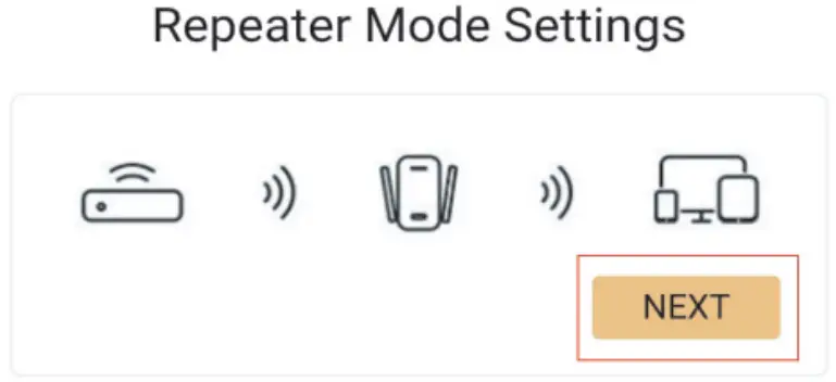 Repeater Mode Settings