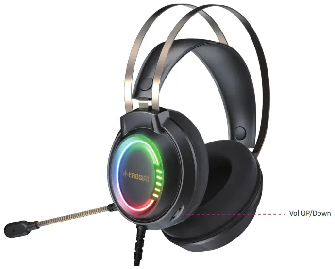GAMDIAS EROS E3 Stereo Gaming Headset - Hardware Installa�on