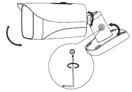 dahua HD IR Mini Bullet Network Camera - Adjusting Angle