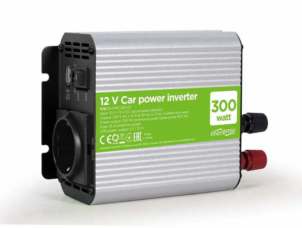 Energenie Eg-pwc300-01 12 V Car Power Inverter 300 W User Manual Energenie Eg-pwc300-01 12 V Car Power Inverter 300 W User Manual