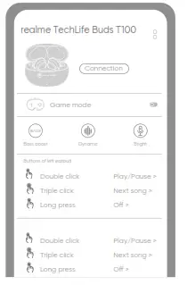 realme TechLife Buds T100 - realme Link
