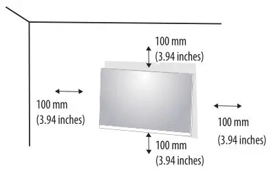 LG LED Monitor applies LCD screen with LED backlights - Installing on the Wall