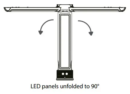 VARYTEC GLC-1 Go Light Creator - unfolded