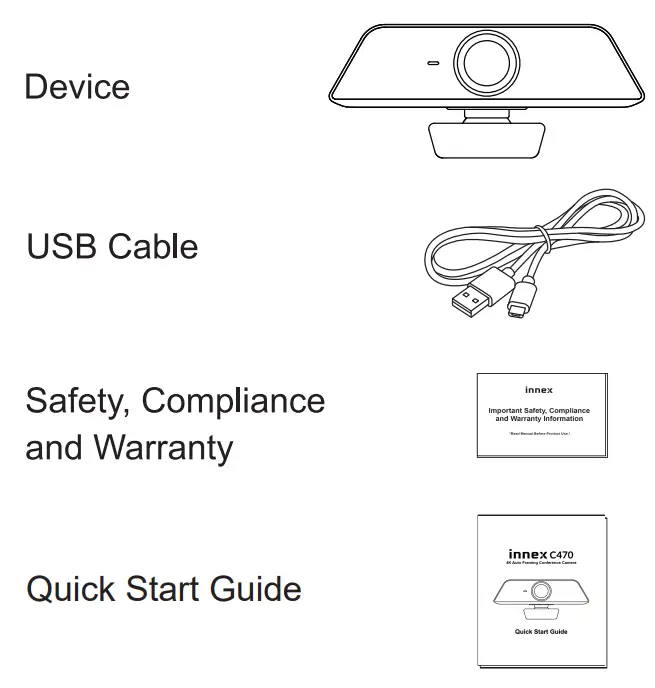 Funtech innovation Innex C470 4K Auto Framing Conference Camera fig 8