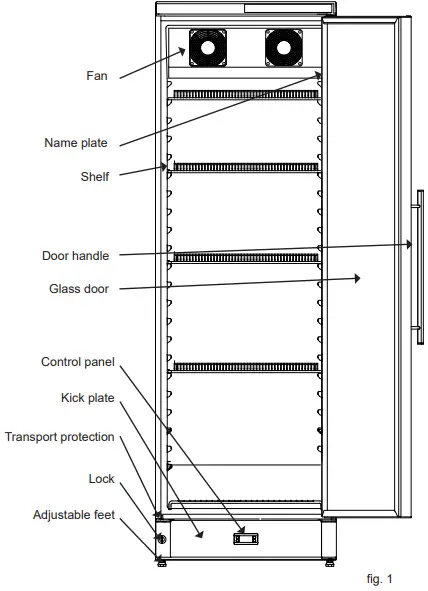 Cylinda FK180 Semi Commercial and Very Spacious Bottle Cooler-FIG2
