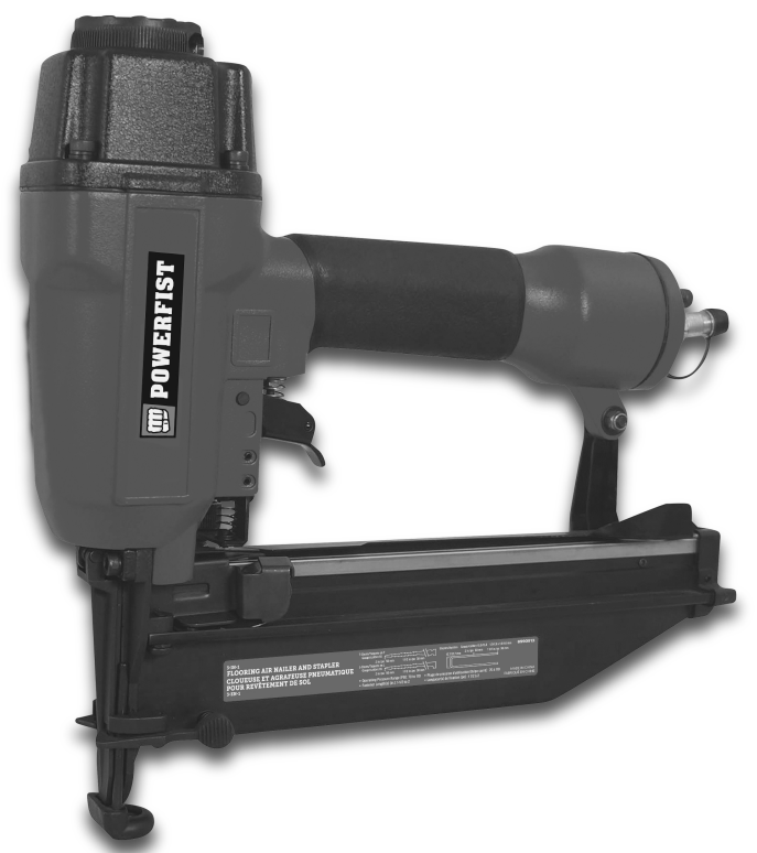 POWER FIST 8990863 16 Gauge Straight Finishing Air Nailer -