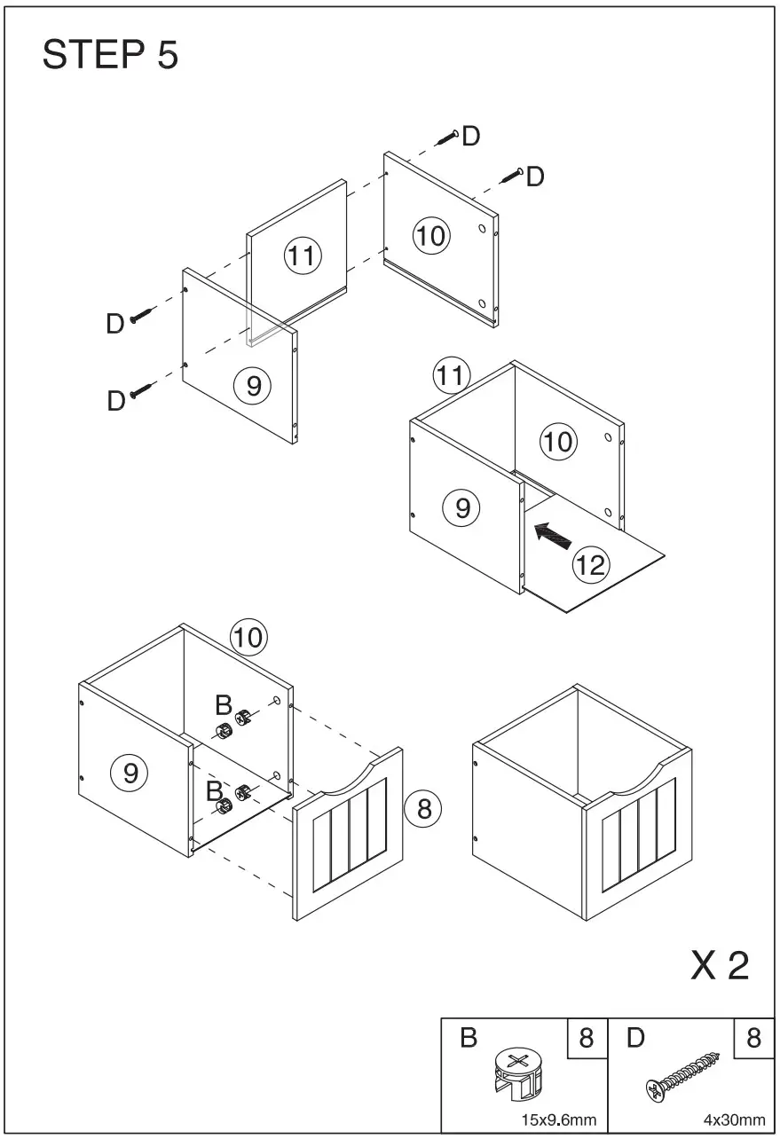 COSTWAY HW66818WH Bathroom Floor Cabinet - Figure 6