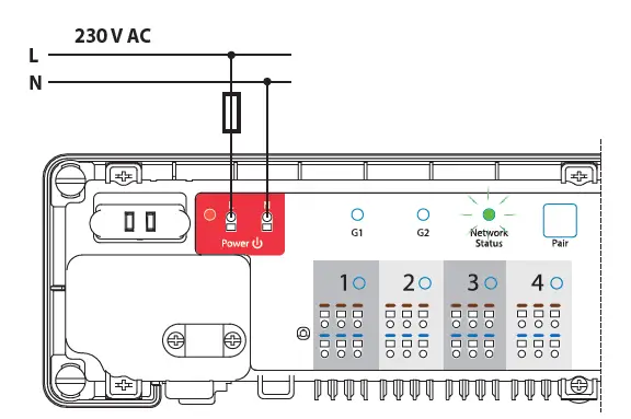 SALUS KL08RF ZigBee Network Wireless Wiring Centre 19