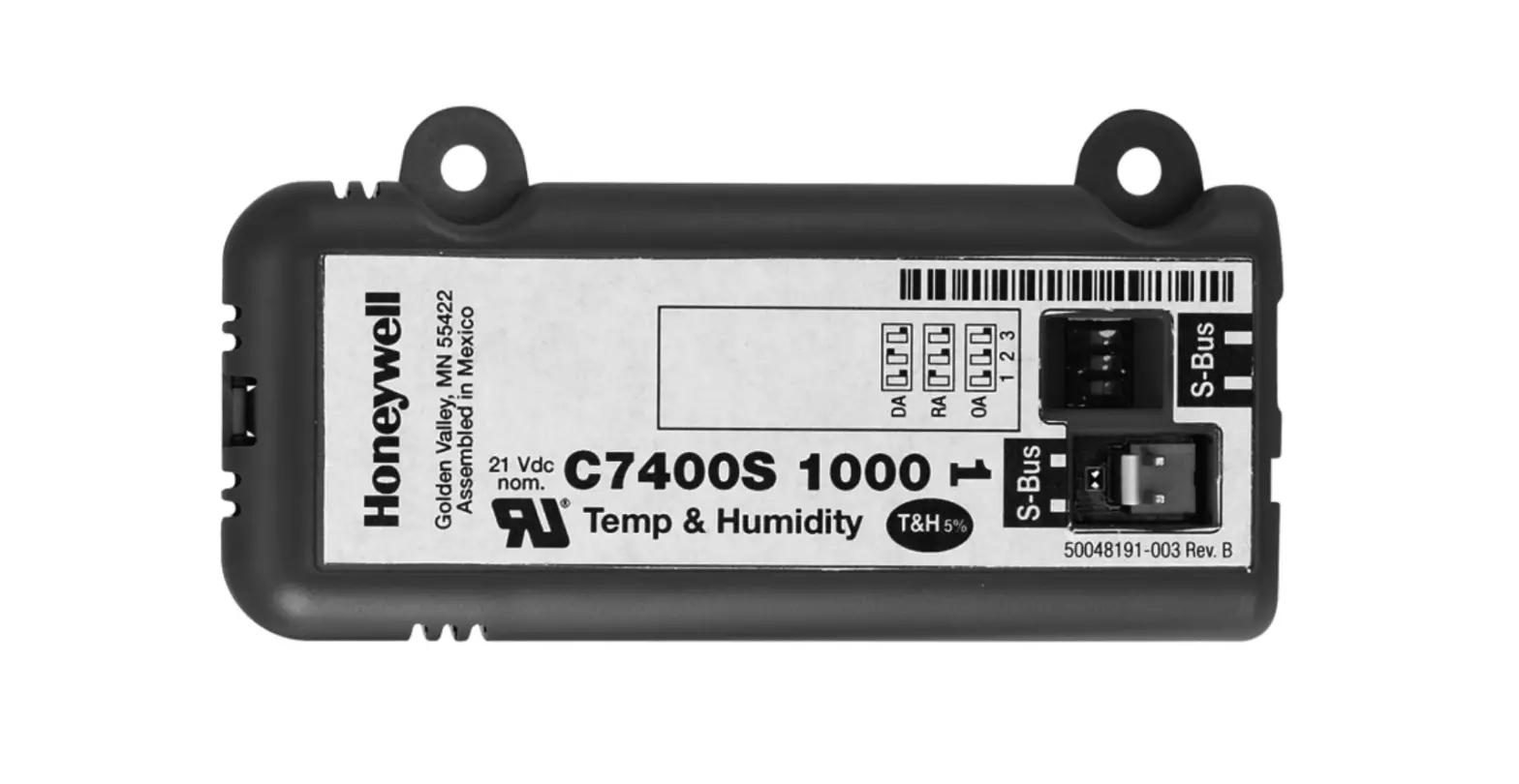 Honeywell C7400s Enthalpy Sylk Bus Sensor Instruction Manual