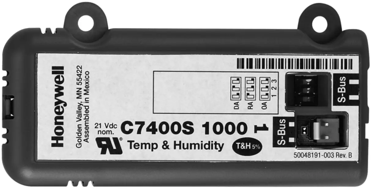 Honeywell C7400S Enthalpy Sylk Bus Sensor