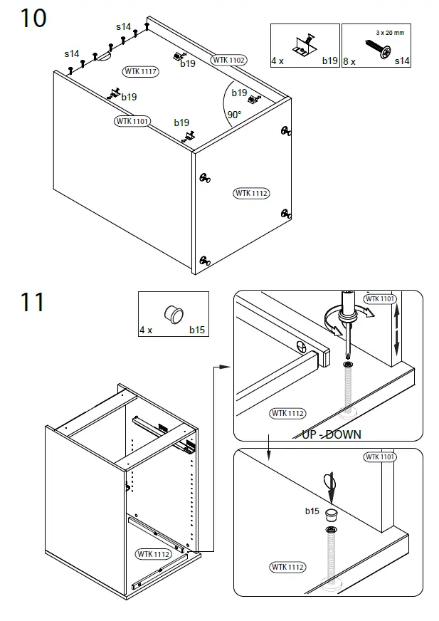 WASHTOWER-WSUS60-11-S-Base-Cabinet-Instruction-fig-13