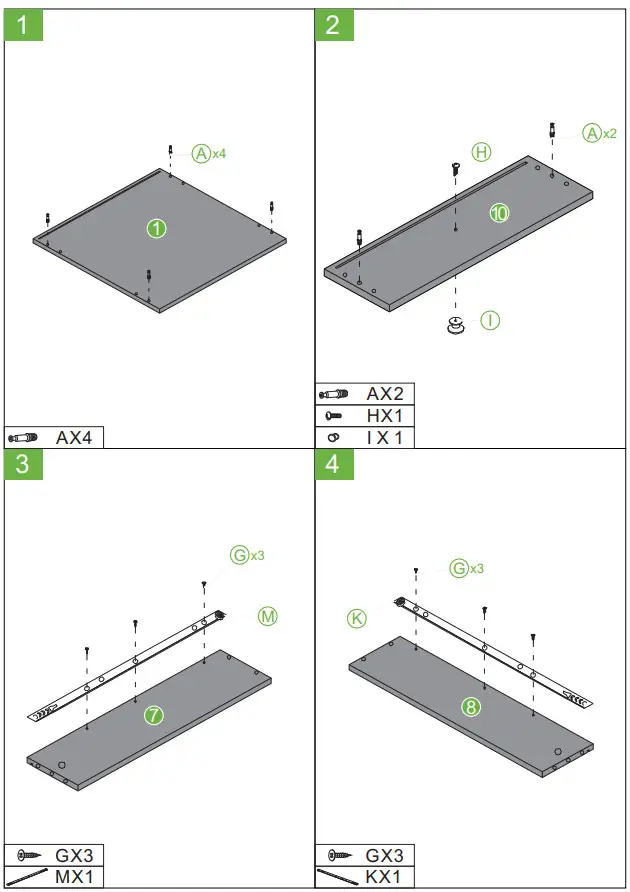 URTR HY01643Y Elegant 1 Drawer White Nightstand Side Table - fig5