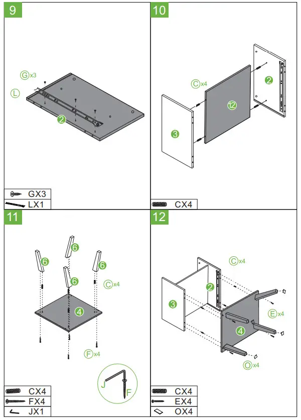 URTR HY01643Y Elegant 1 Drawer White Nightstand Side Table - fig7