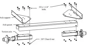 FIG 8 Build the axle assembly