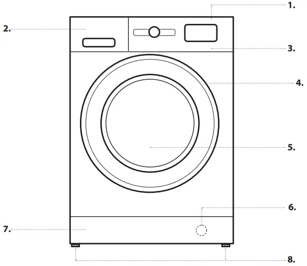 Whirlpool FFWDB Freestanding Washer Dryer - APPLIANCE