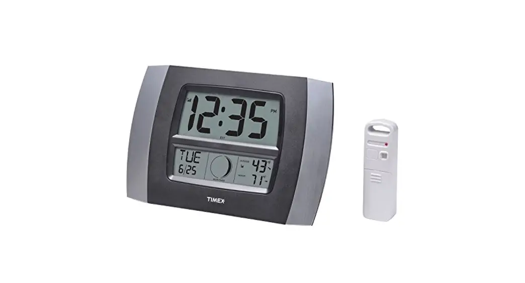 Timex 75333tkl Atomic Digital Clock Instruction Manual