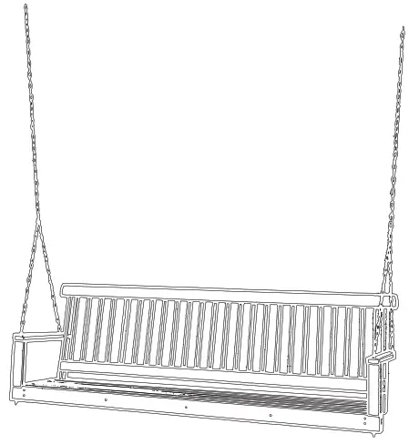 BIG LOTS H 24 Jennings Traditional Swings - Figure 1