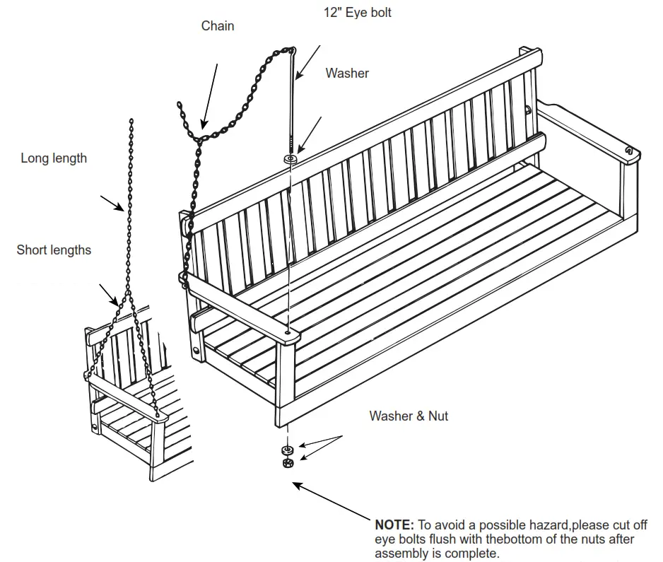 BIG LOTS H 24 Jennings Traditional Swings - Figure 6
