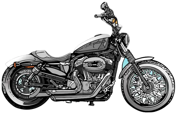 LEGEND P3006 REVO Suspension Revo-A Coil Shocks For Harley Sportster