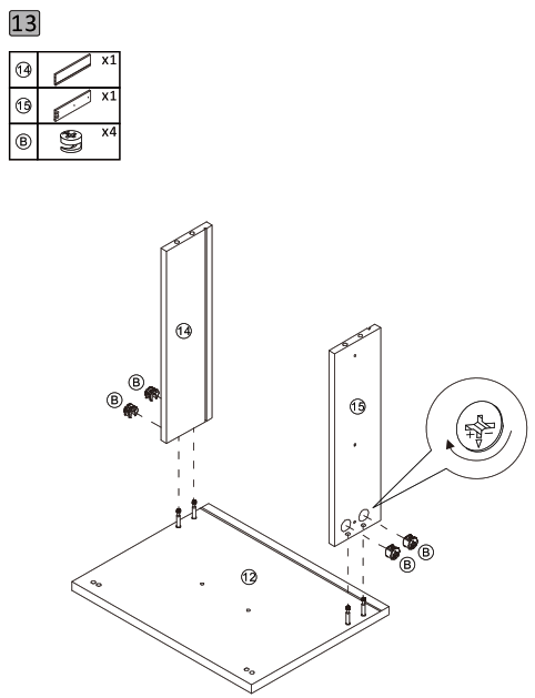 Yaheetech 611793 Mobile File Cabinet - 15