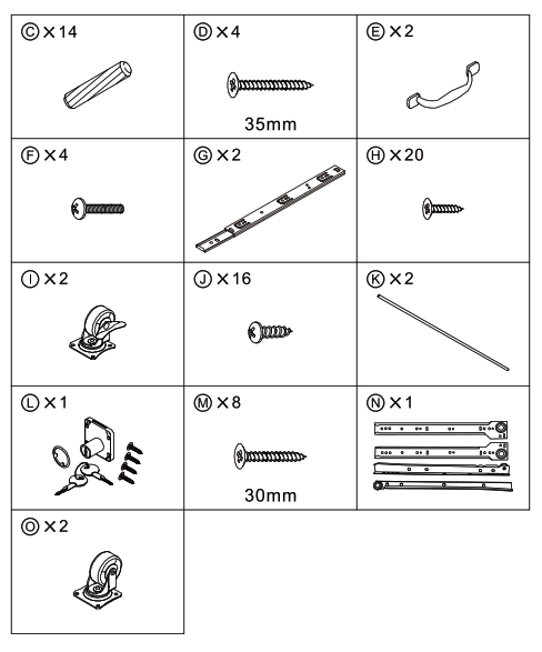 Yaheetech 611793 Mobile File Cabinet - 3