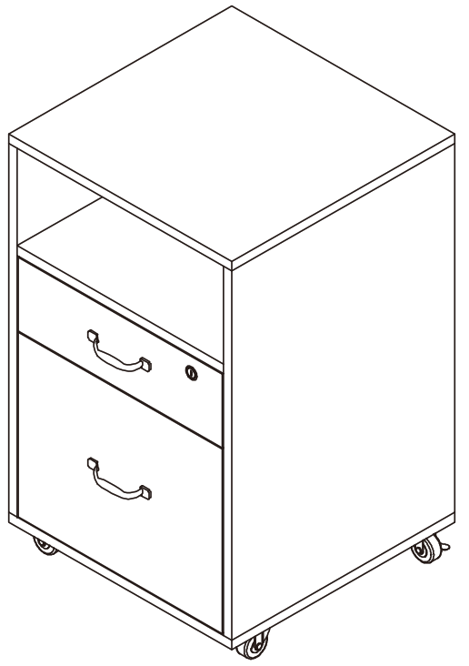 Yaheetech 611793 Mobile File Cabinet