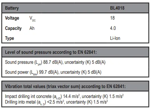 BLACK DECKER BCD700S 18V Cordless Combi Drill 11