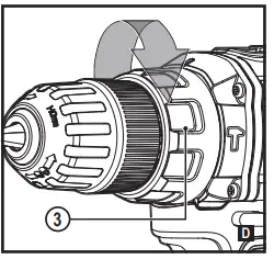 BLACK DECKER BCD700S 18V Cordless Combi Drill 5