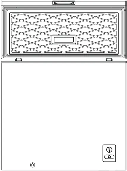 Avanti CF700M0WH White Chest Freezer - fig