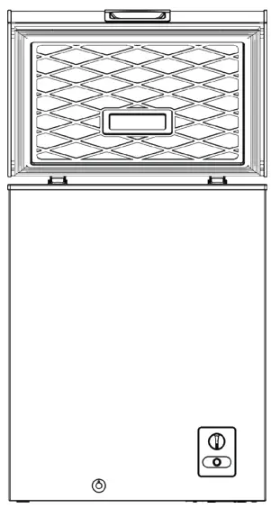 Avanti CF700M0WH White Chest Freezer
