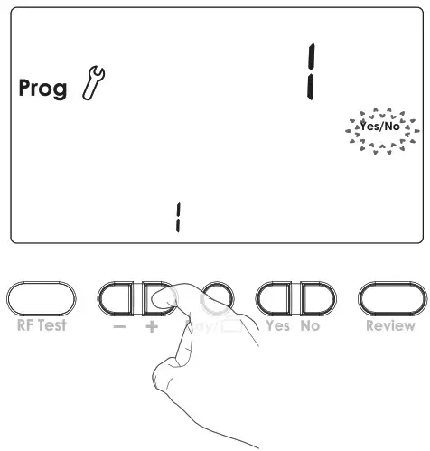 NEOMITIS PRG7 RF 7 Day Two Channel Programmer with RF Room Thermostat - INSTALLER SETTINGS 4