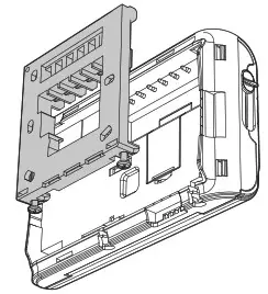 NEOMITIS PRG7 RF 7 Day Two Channel Programmer with RF Room Thermostat - MOUNTING OF WALL MOUTING PLATE 4