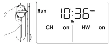 NEOMITIS PRG7 RF 7 Day Two Channel Programmer with RF Room Thermostat - OPERATING 1
