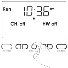 NEOMITIS PRG7 RF 7 Day Two Channel Programmer with RF Room Thermostat - OPERATING 11