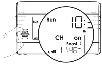 NEOMITIS PRG7 RF 7 Day Two Channel Programmer with RF Room Thermostat - OPERATING 5