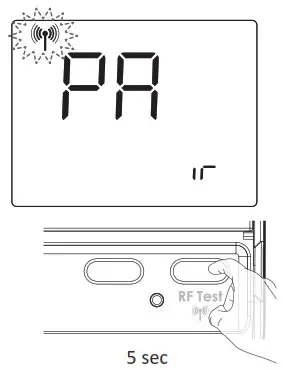 NEOMITIS PRG7 RF 7 Day Two Channel Programmer with RF Room Thermostat - SETTINGS 10
