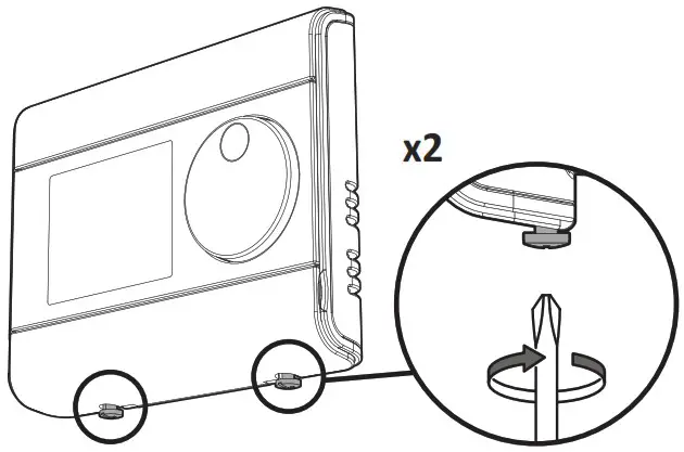 NEOMITIS PRG7 RF 7 Day Two Channel Programmer with RF Room Thermostat - THERMOSTAT 8