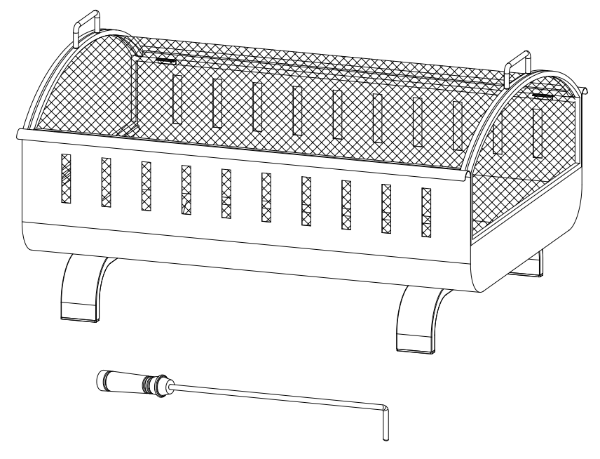 Style SELECTIONS WAD2027ES-L Fire Pit