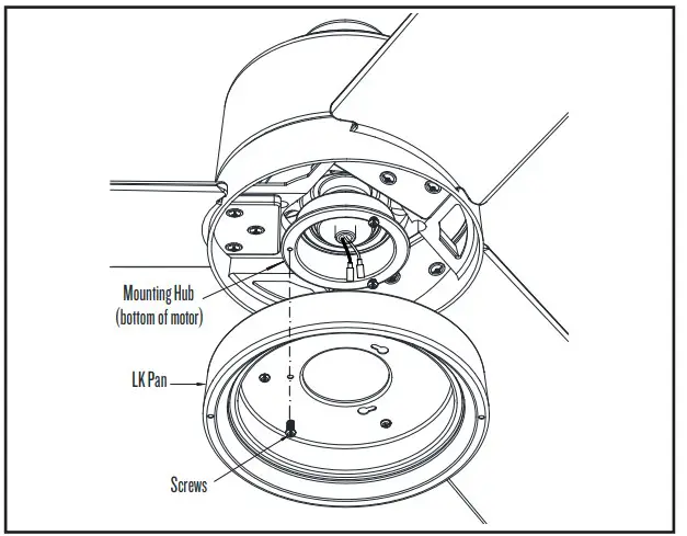 INSTALLING THE LIGHT KIT PAN