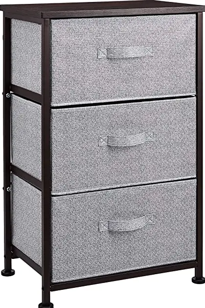 amazon basics Fabric 3-Drawer Storage Organizer Unit for Closet