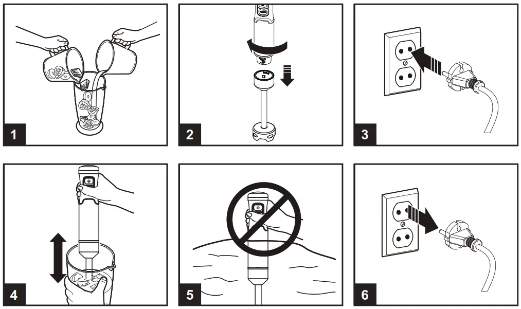 Midea MJ-BH1001W Hand Blender - 3