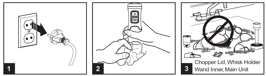 Midea MJ-BH1001W Hand Blender - 7