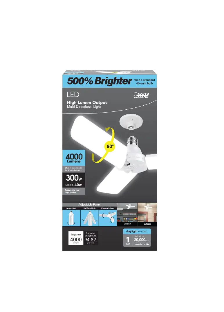 Feit Electric E26 High Lumen Output Multi-directional Light User Manual