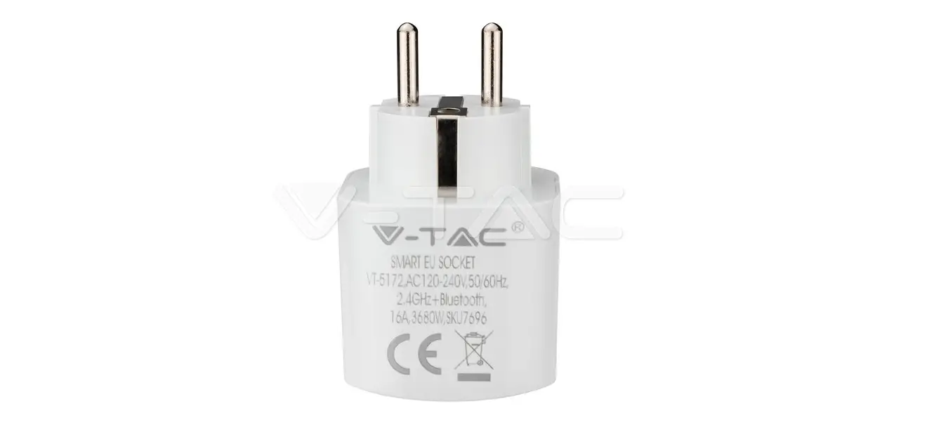V-tac Vt-5172 Wi-fi Socket Compatible Instruction Manual
