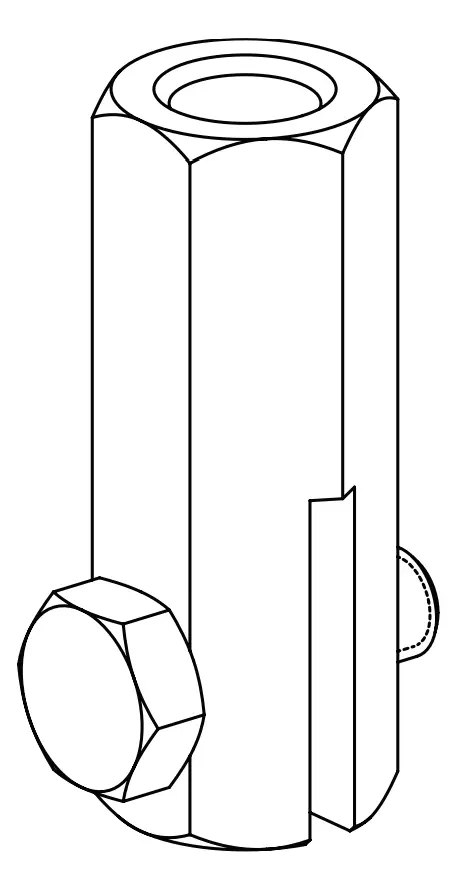 BOSE 850571-0010 DesignMax Threaded Rod Adapter