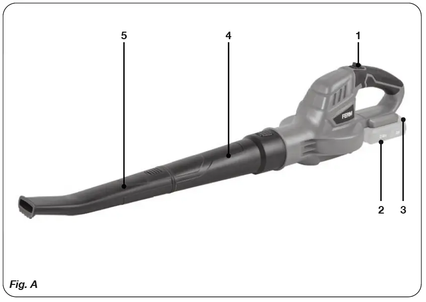 FERM-LBM1012-20V-Cordless-Leaf-Blower-FIG-1