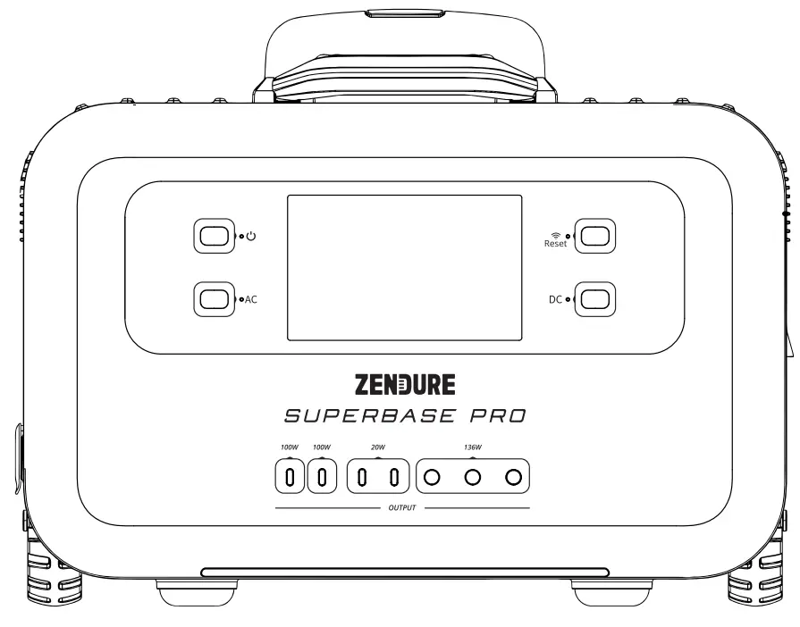 ZENDURE ZDSBP1500 SuperBase Pro 1500 Portable Power Station -