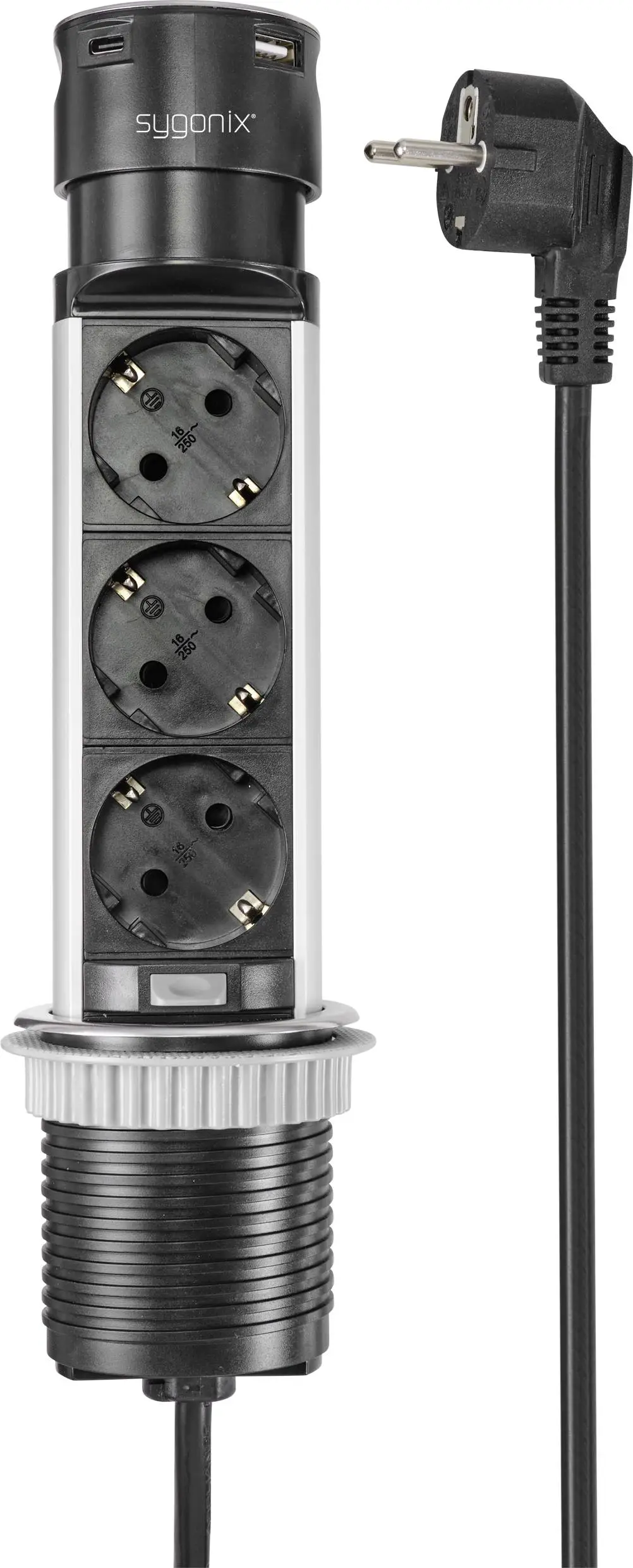 sygonix 2498552 Retractable Socket Tower-FIG1