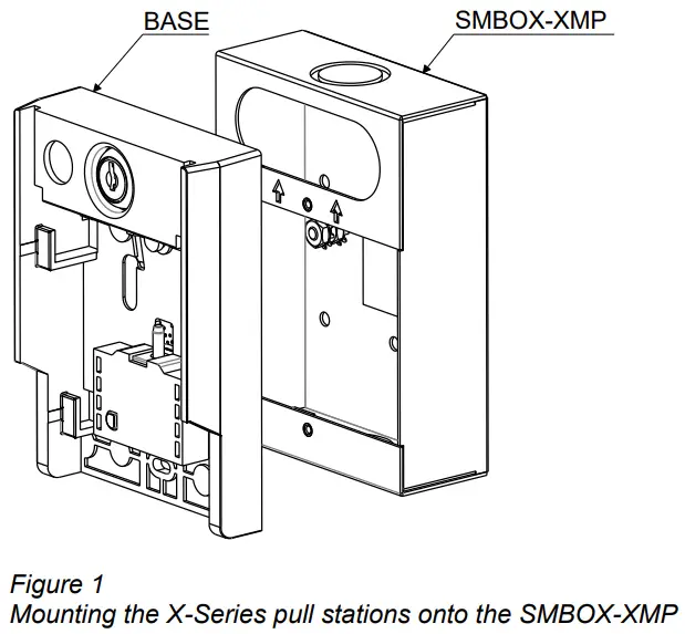 SIEMENS SMBOX XMP Manual Pull Station - fig